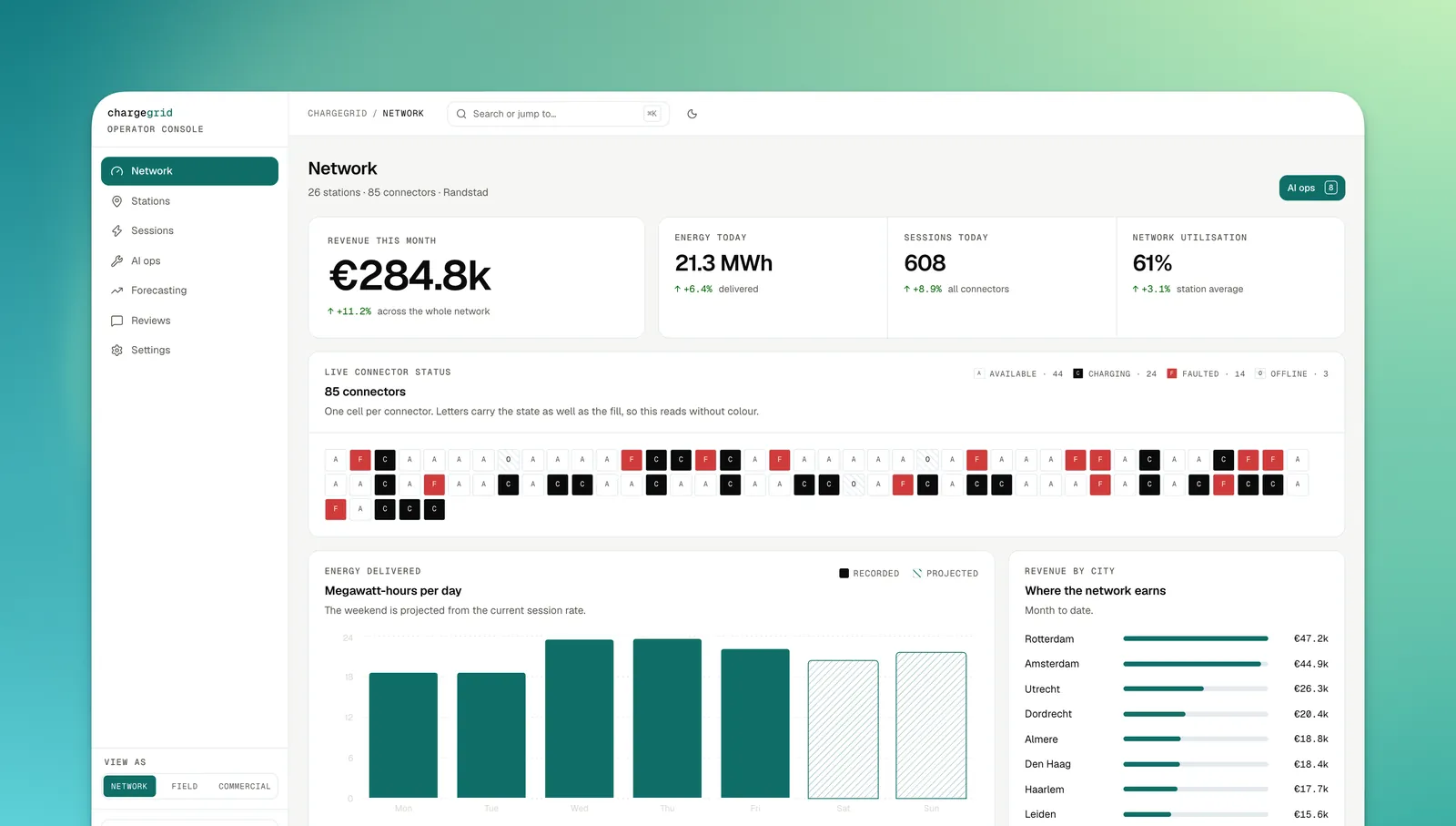 ChargeGrid website