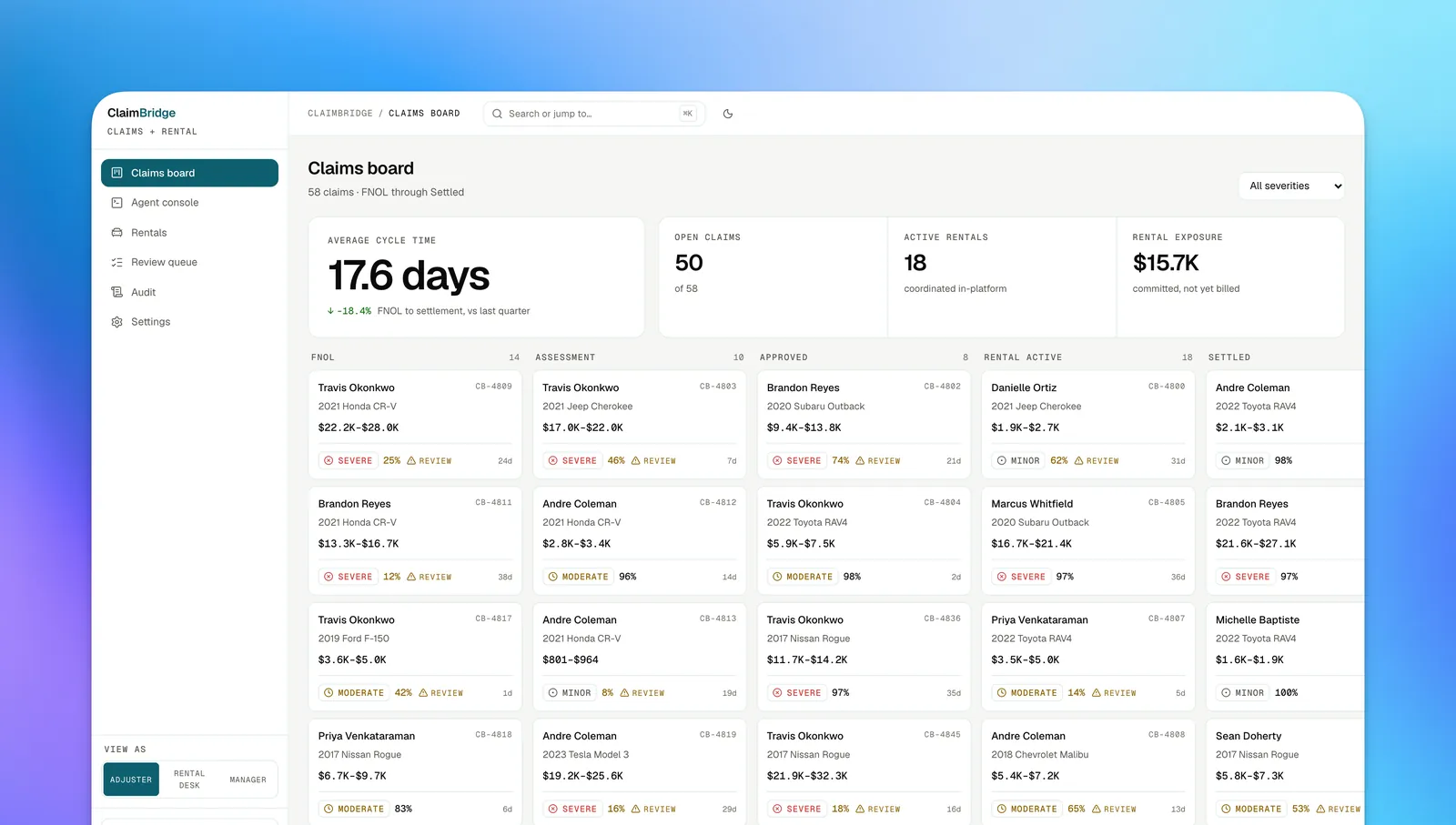 ClaimBridge website