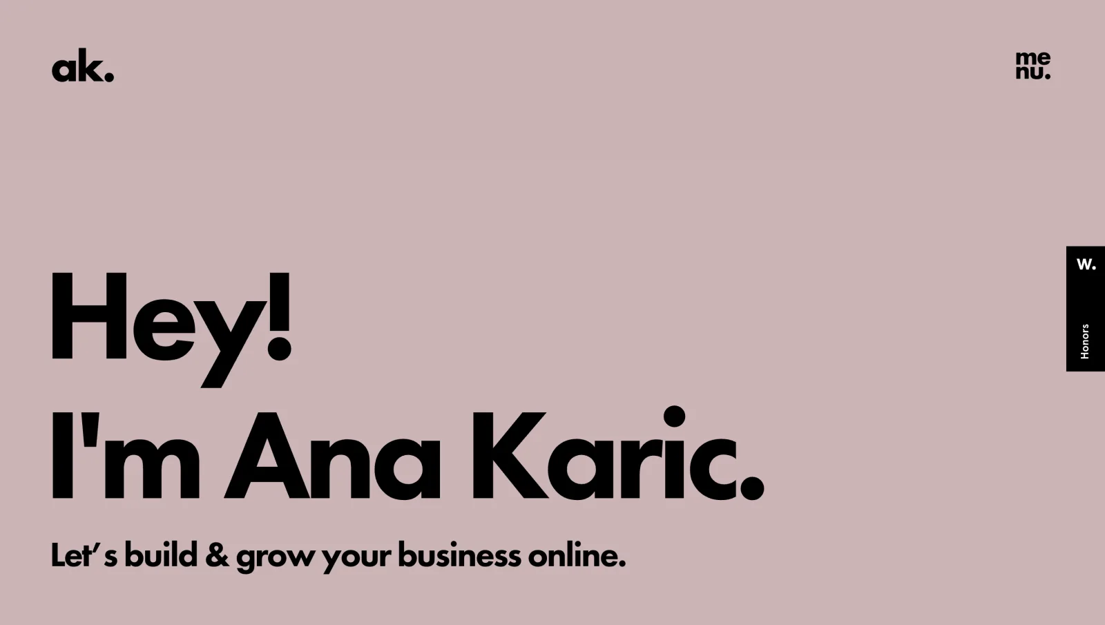 Ana Karić website