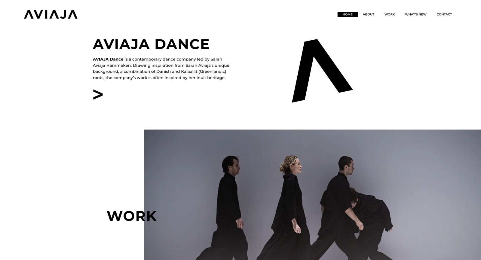 Aviaja Dance website