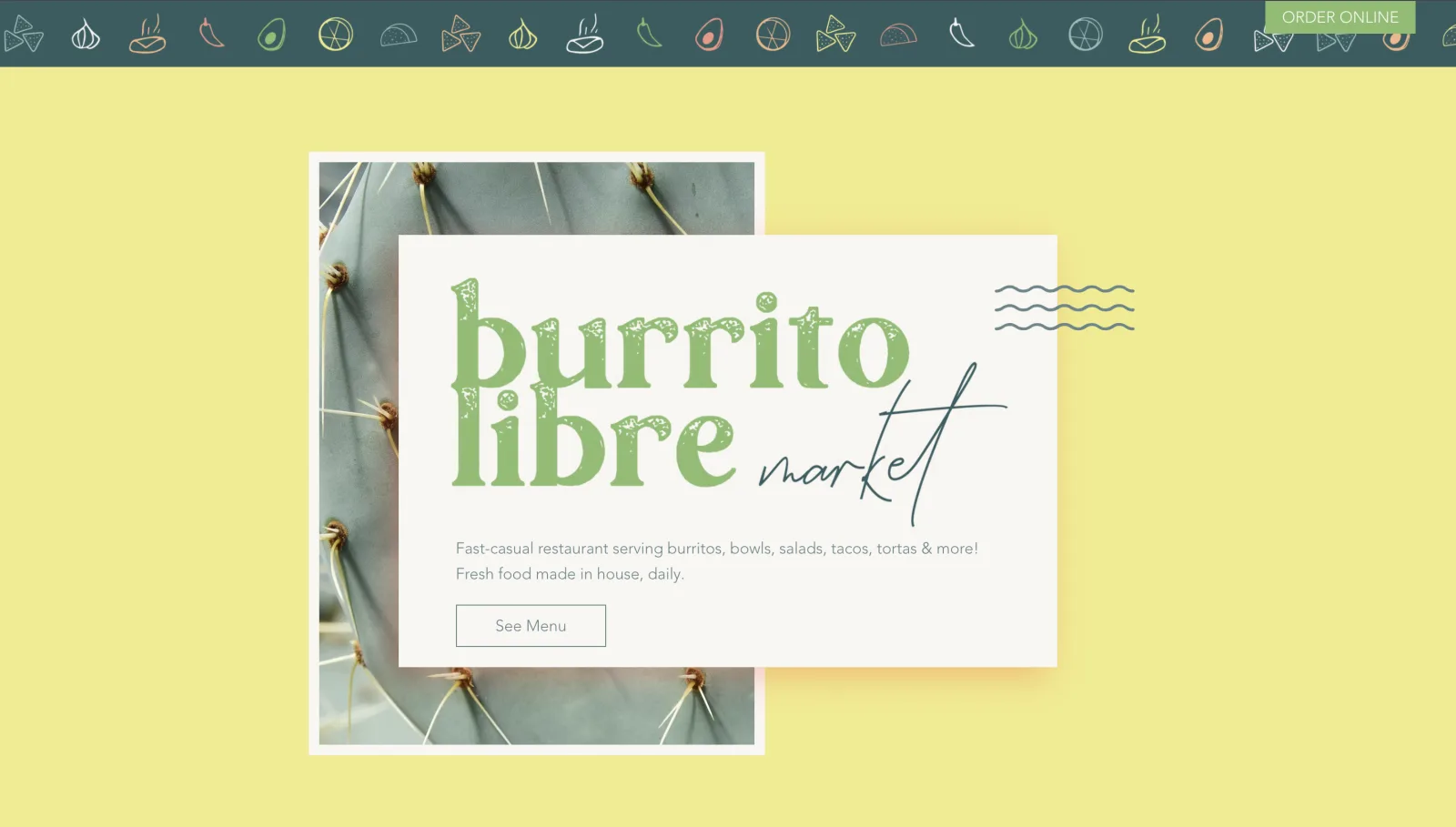 Burrito Libre website