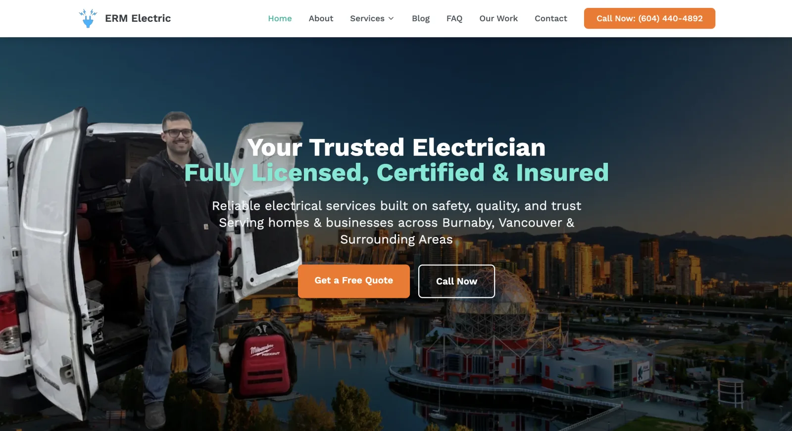 ERM Electric website