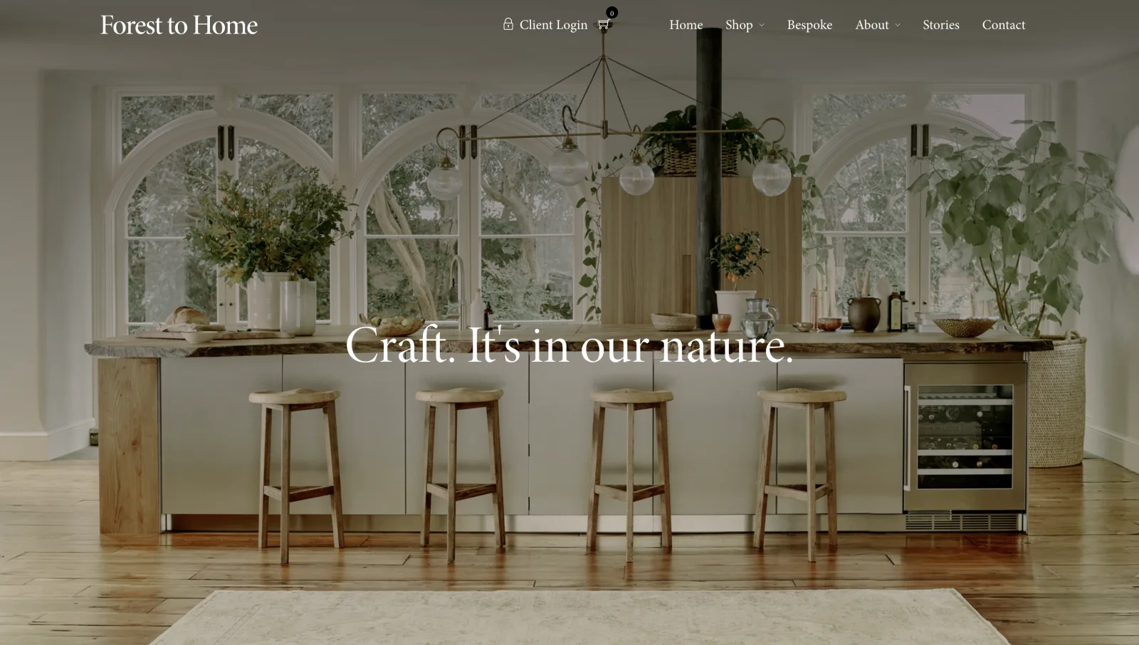 Forest to Home website